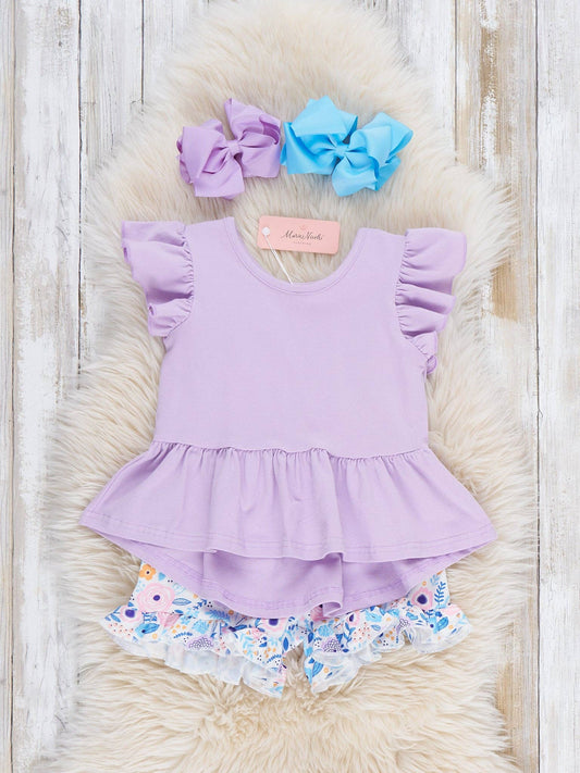 Field of Flowers Ruffle Outfit