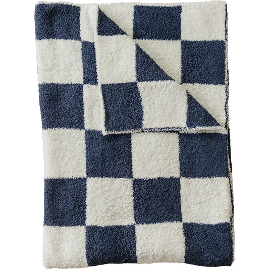 Checkered Plush Blankets