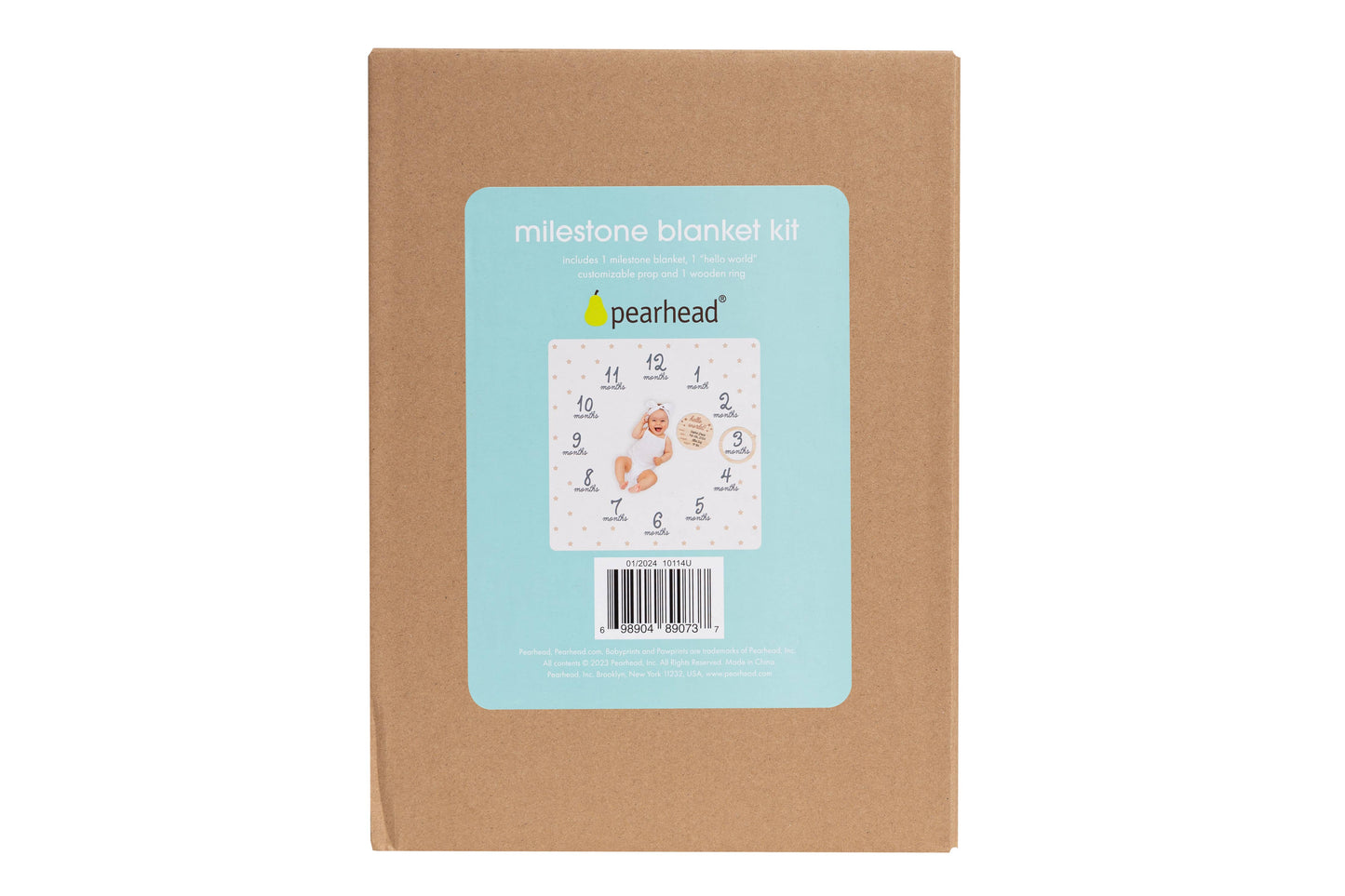Hello World Milestone Blanket & Prop