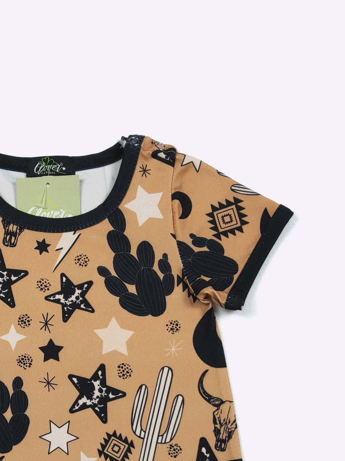 Western Noche Boy Romper