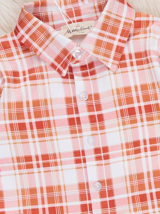 Harvest Plaid Button-Up Shirt