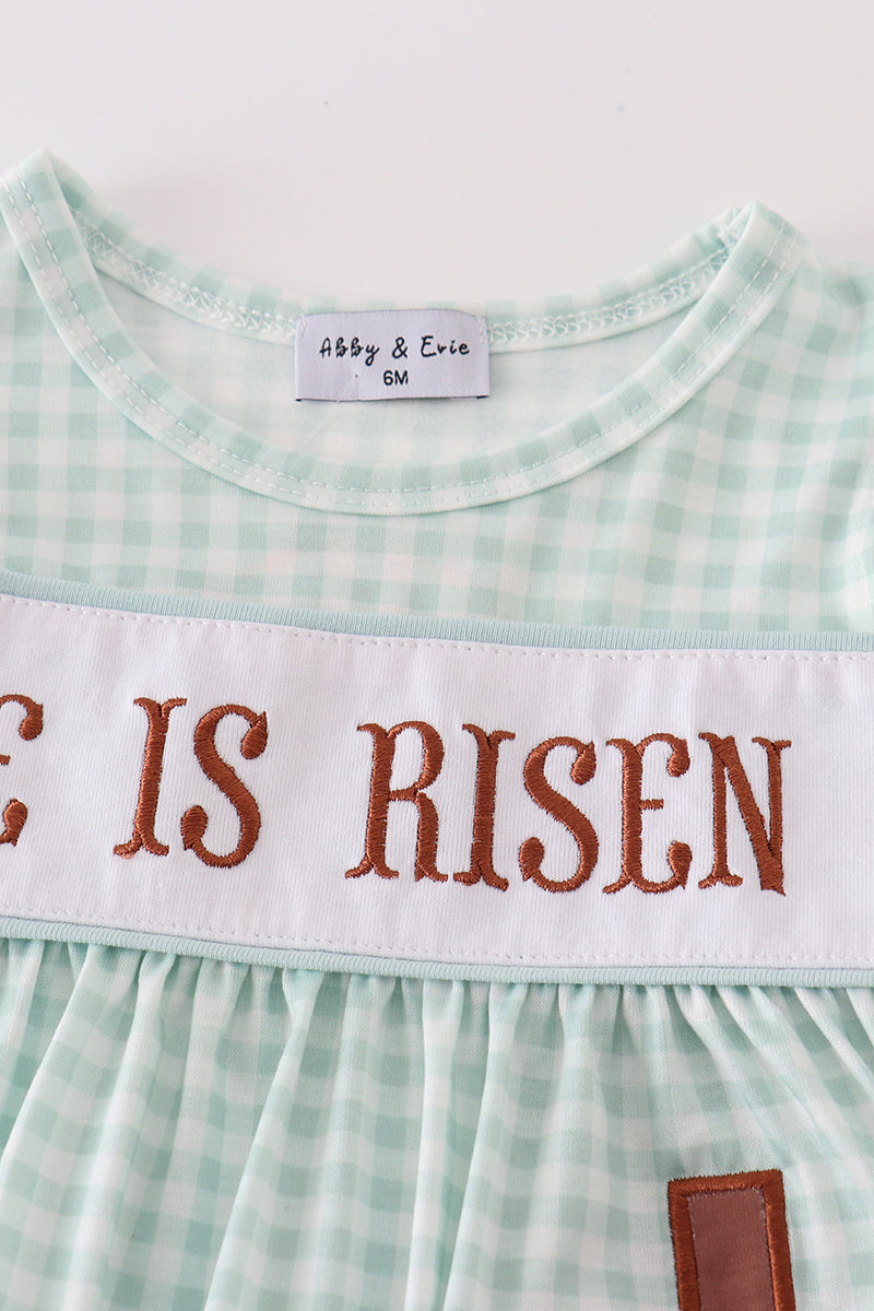 Easter "He is Risen" Bloomer Set