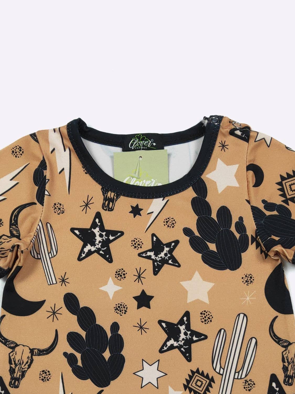 Western Noche Boy Romper