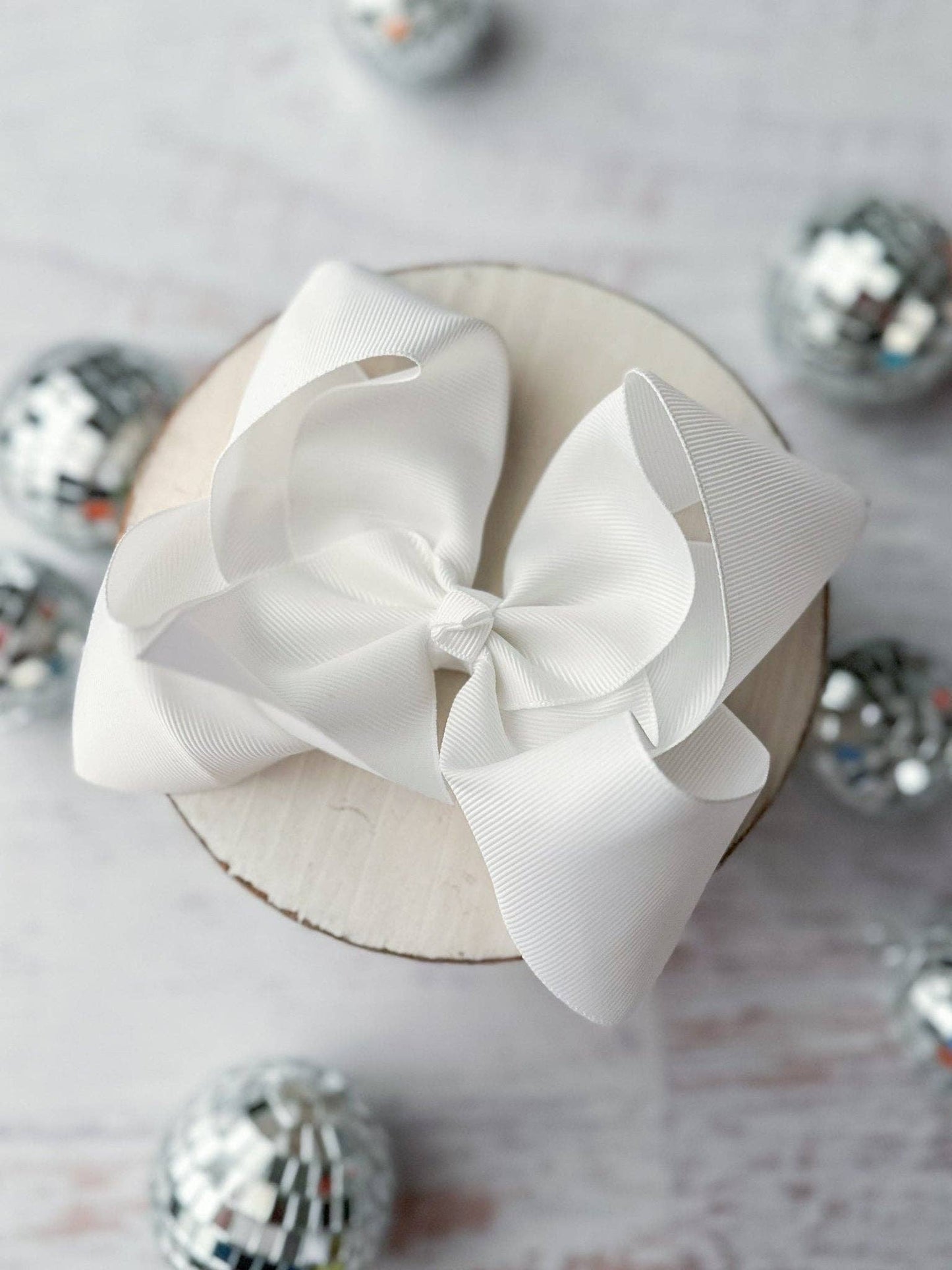 5.5" Oversize Grosgrain Hair Bow | Alligator Clip