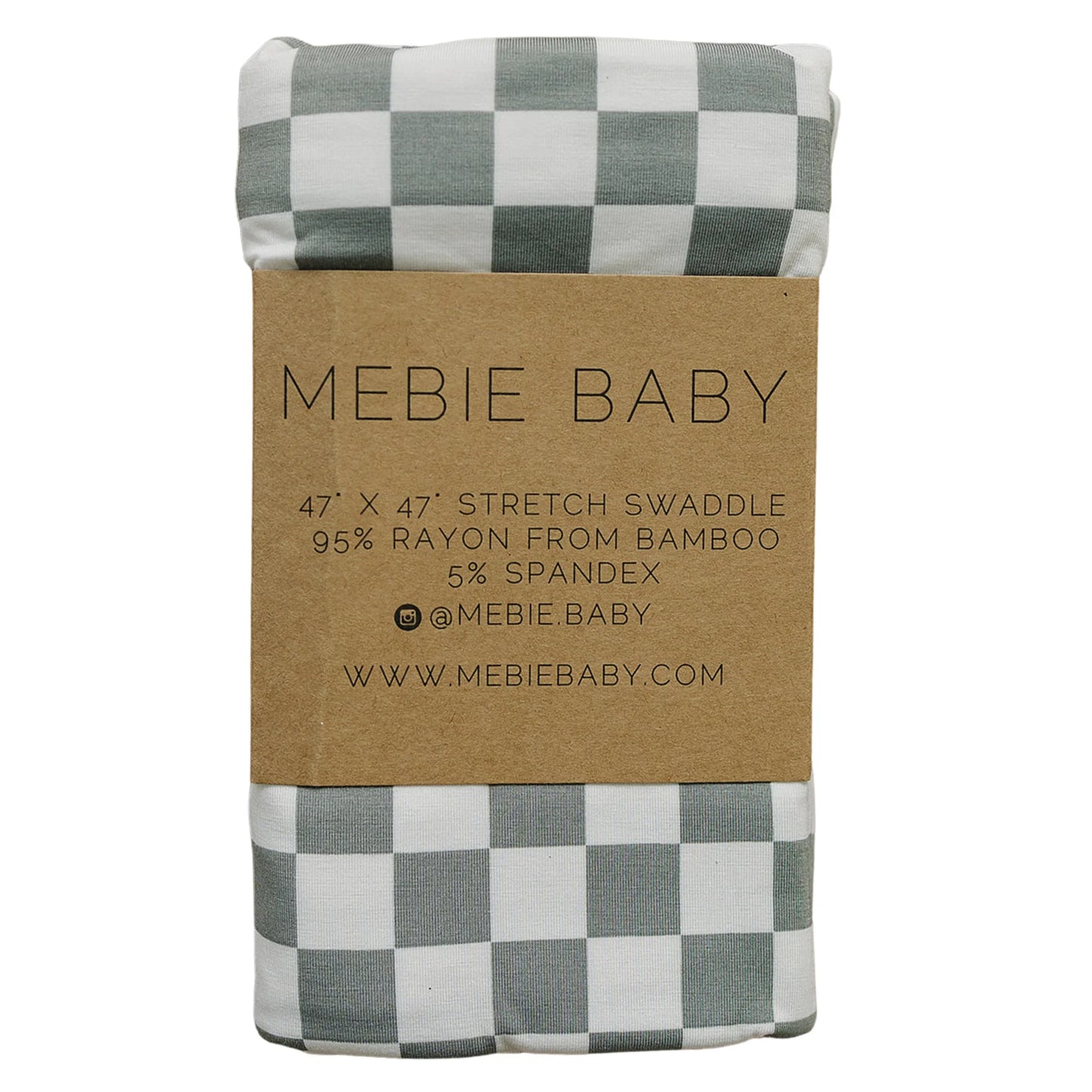 Checkered Bamboo Stretch Swaddles