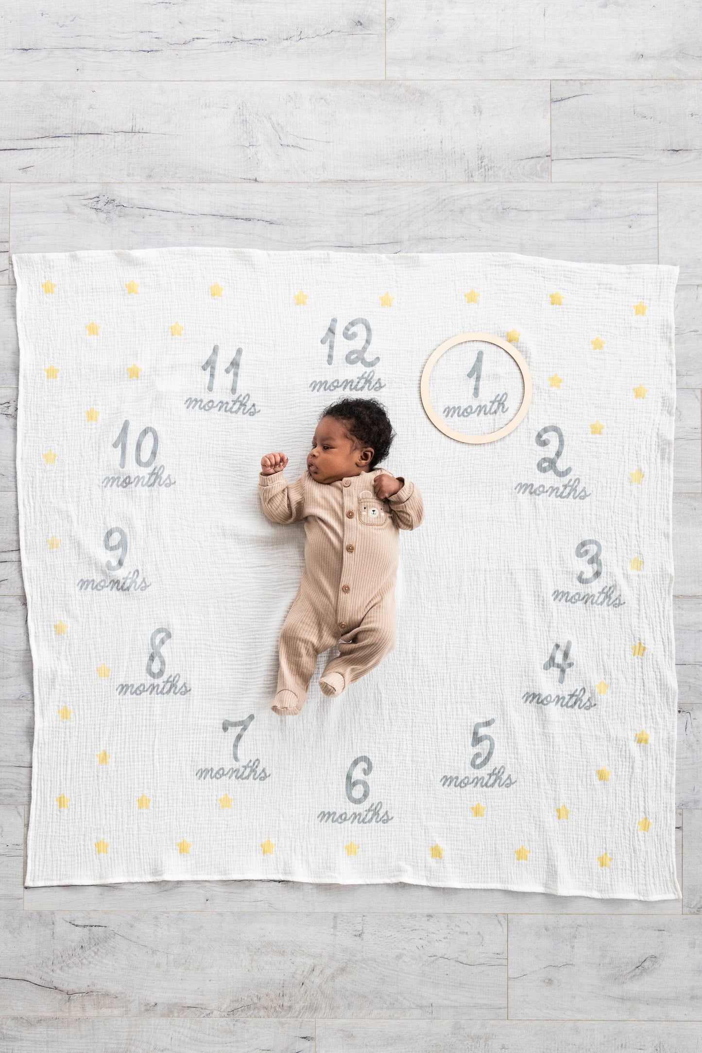 Hello World Milestone Blanket & Prop