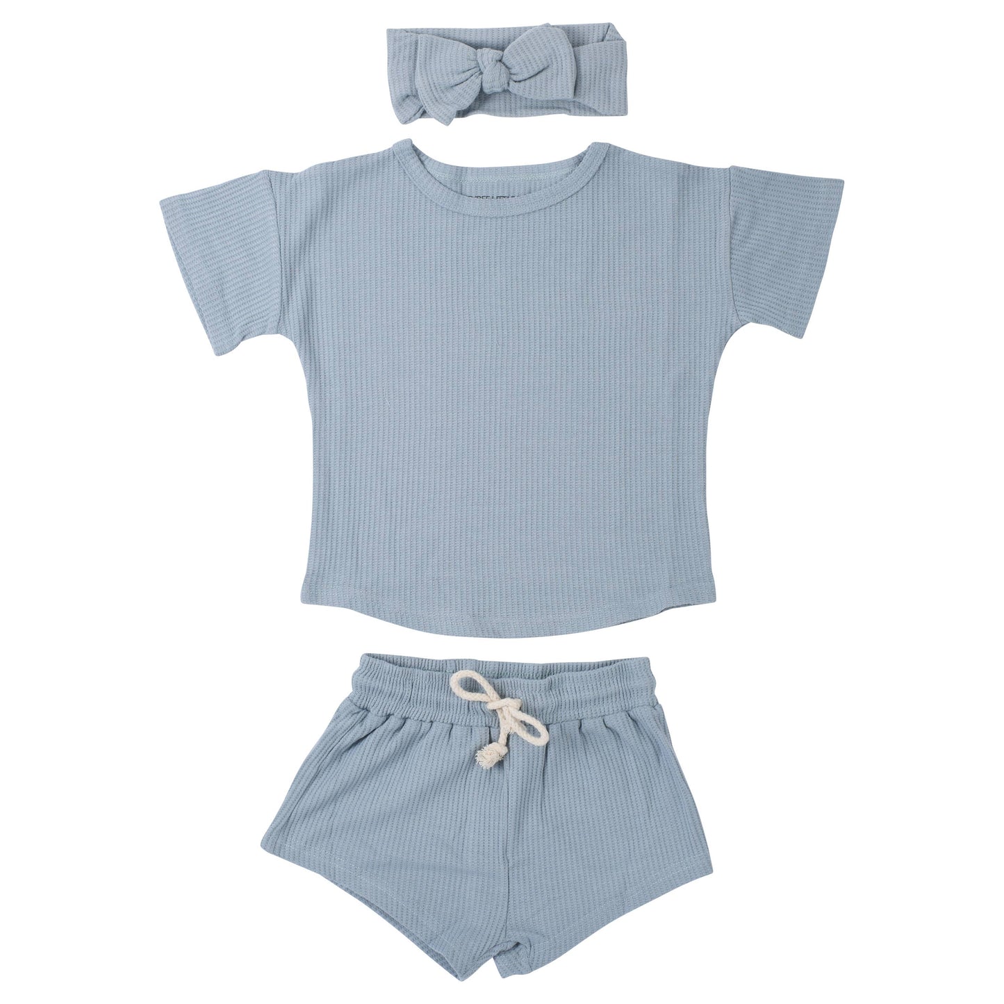 Santorini Summer Waffle Toddler Top & Bottom Set