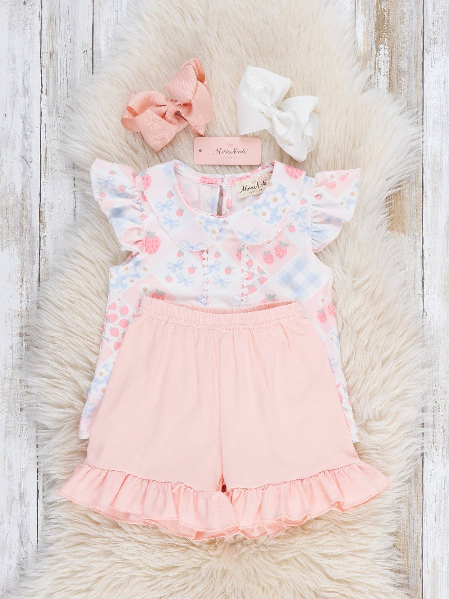 Strawberry Sherbet Ruffle Outfit
