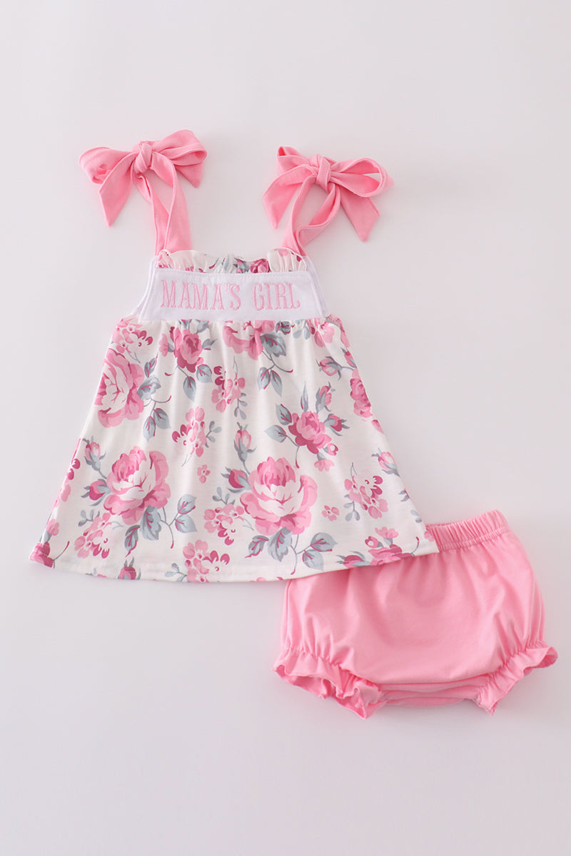 Floral Mama's Girl Bloomer Set