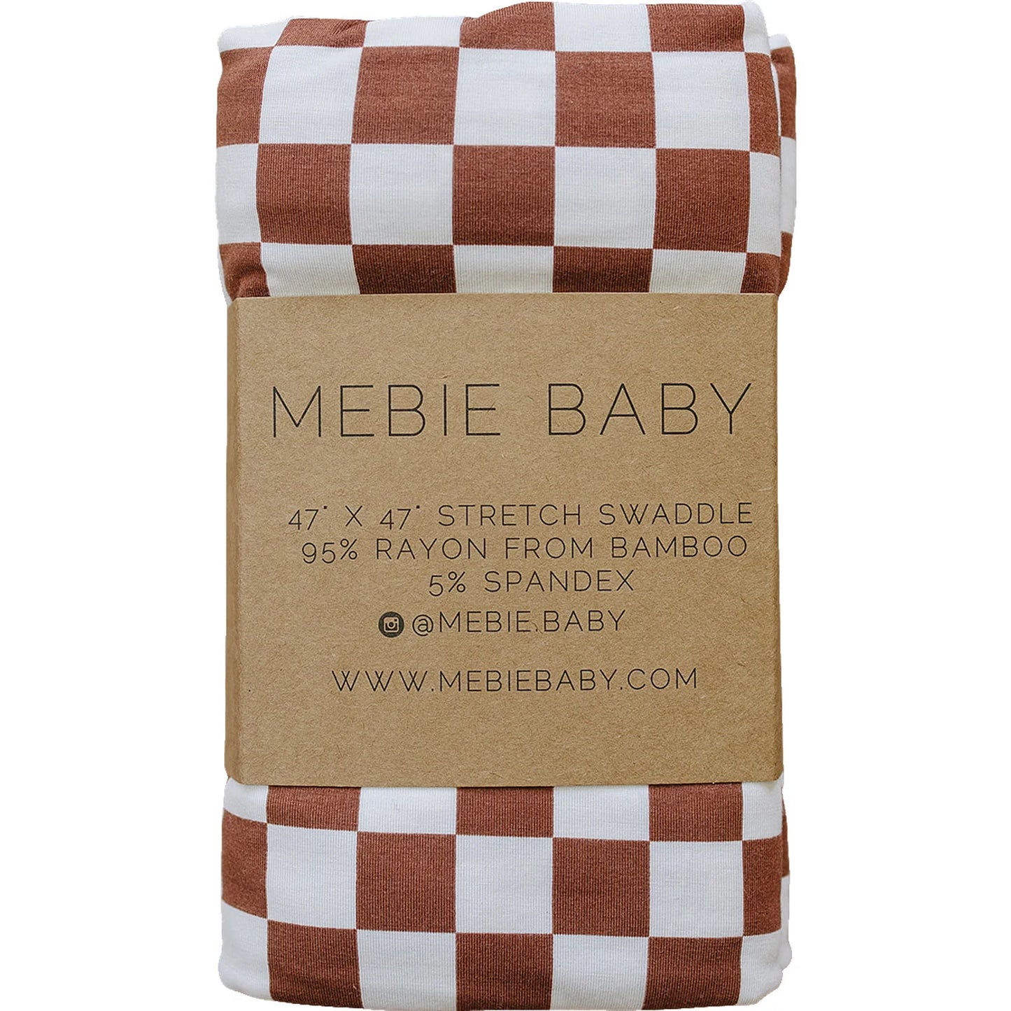 Checkered Bamboo Stretch Swaddles