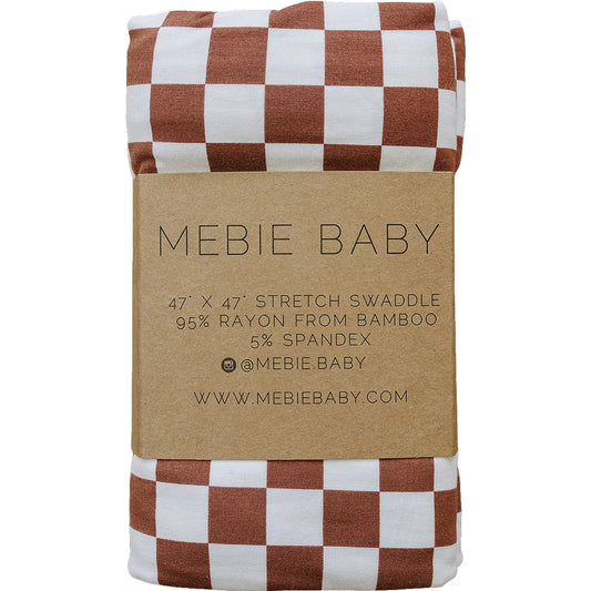 Checkered Bamboo Stretch Swaddles
