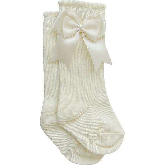 High Rise Bow Socks