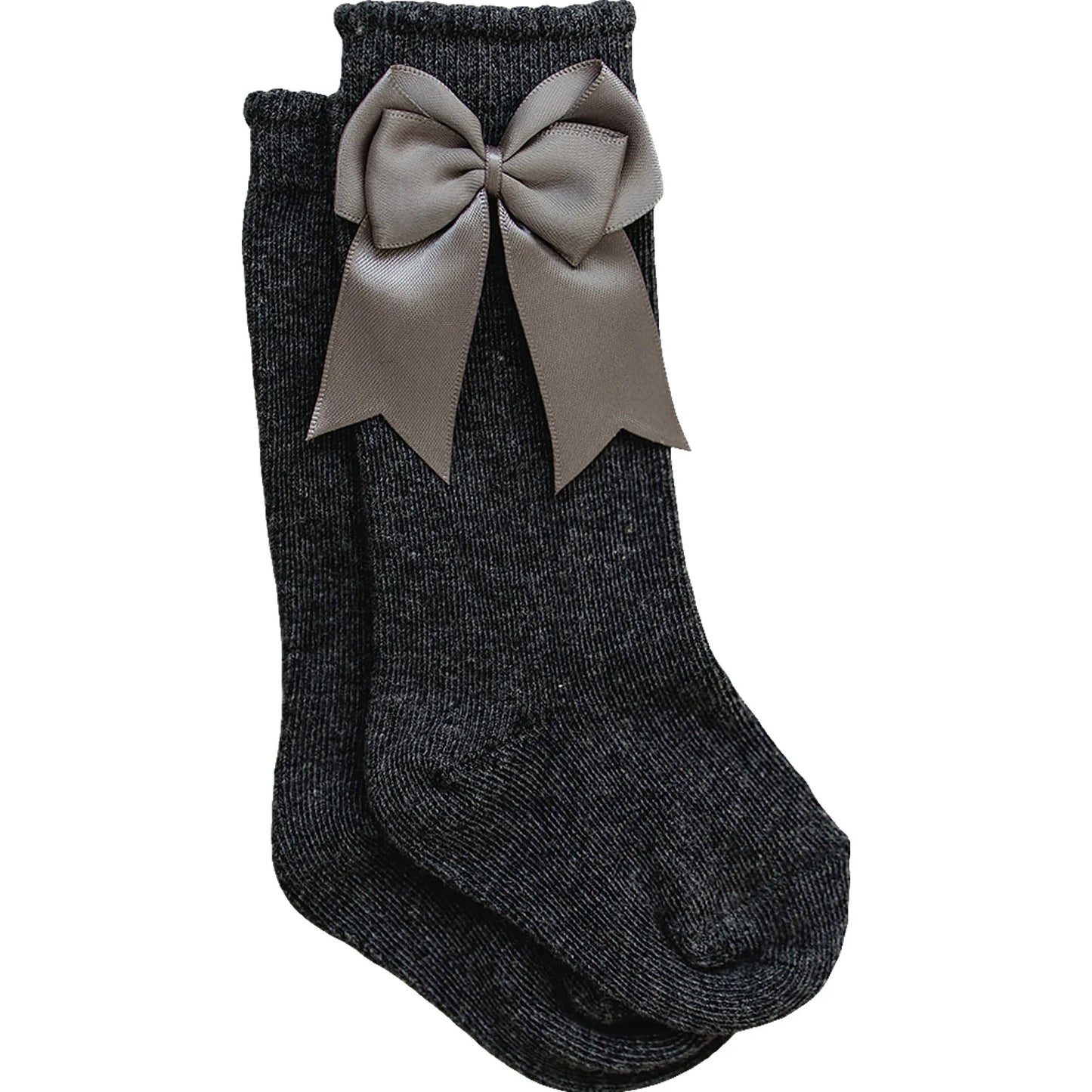 High Rise Bow Socks