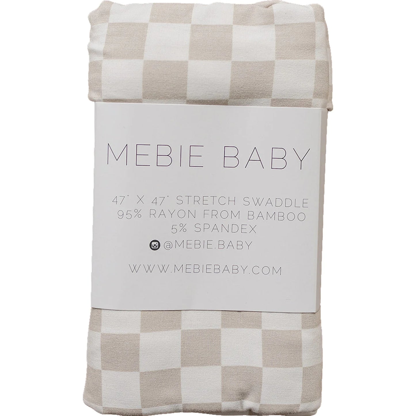 Checkered Bamboo Stretch Swaddles
