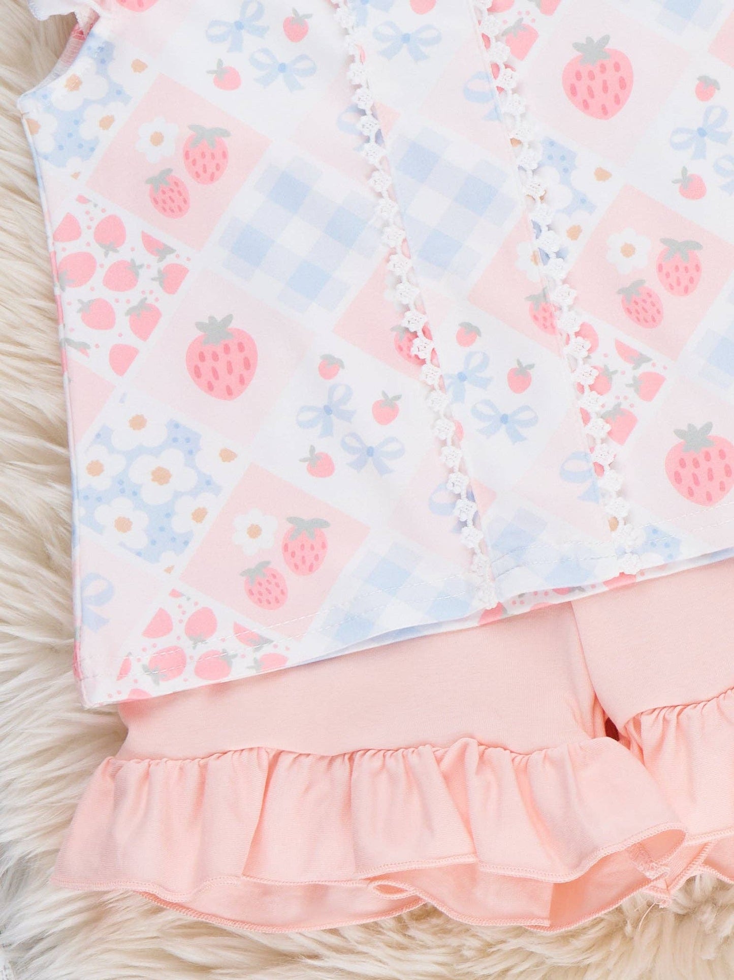 Strawberry Sherbet Ruffle Outfit