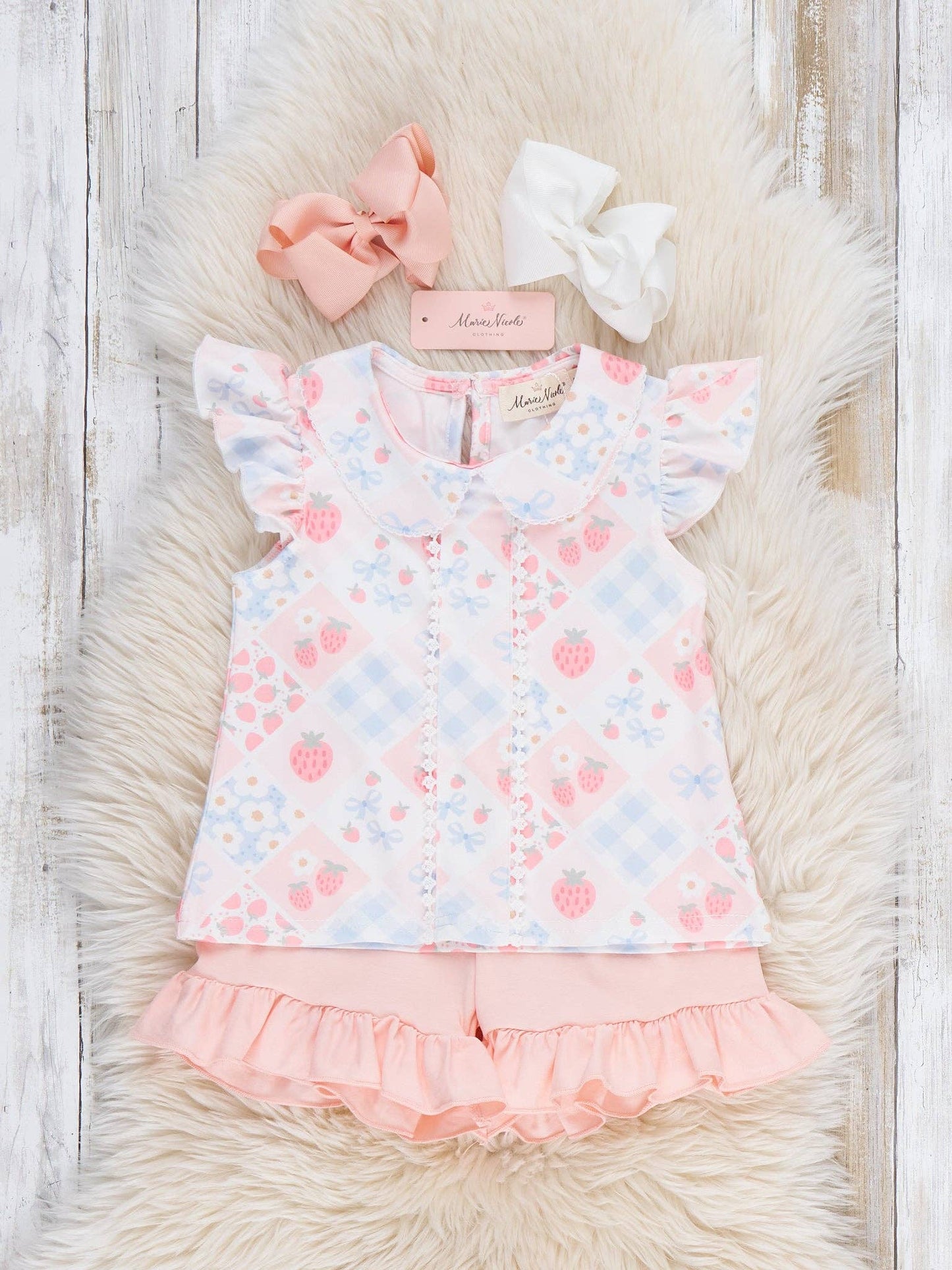 Strawberry Sherbet Ruffle Outfit
