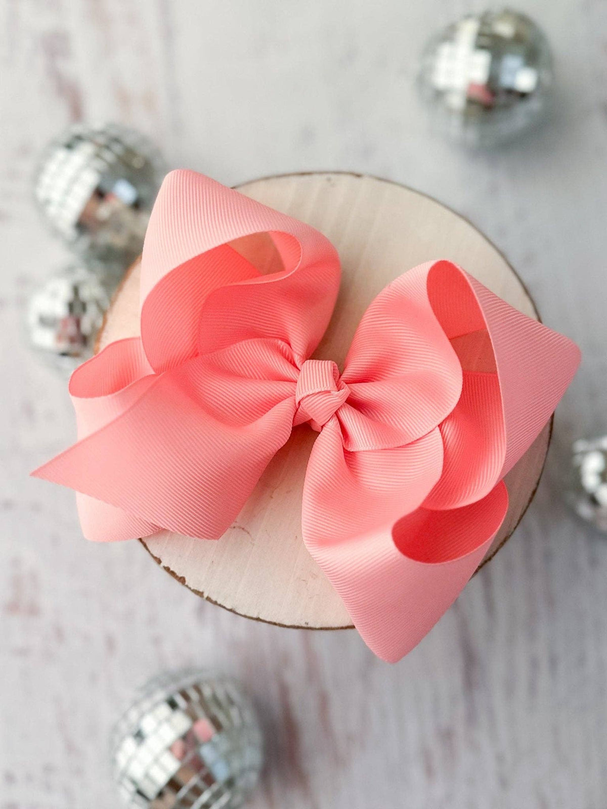 5.5" Oversize Grosgrain Hair Bow | Alligator Clip