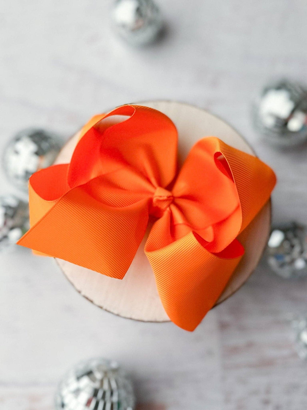 5.5" Oversize Grosgrain Hair Bow | Alligator Clip