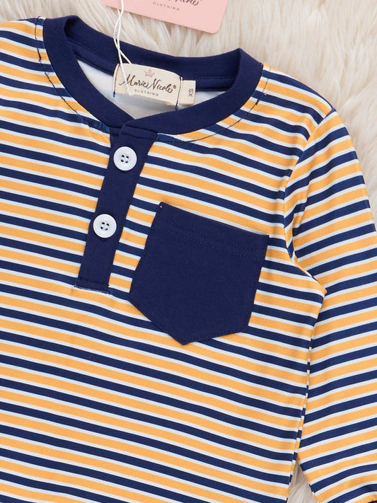 Midnight Blooms Pocket Shirt